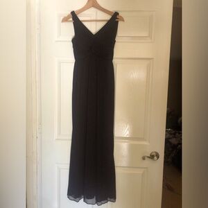 Azazie Black A-line Formal Gown